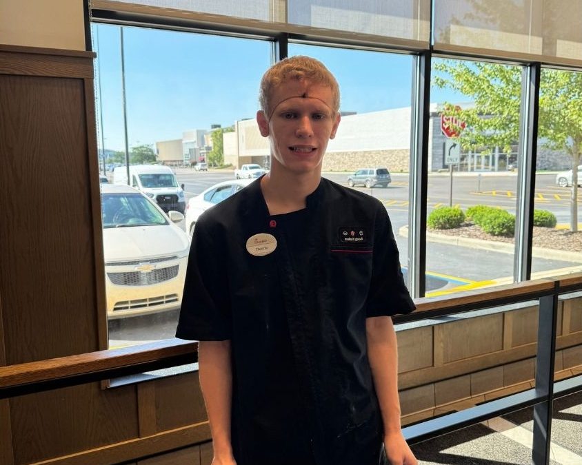 Dustin at ChickFilA