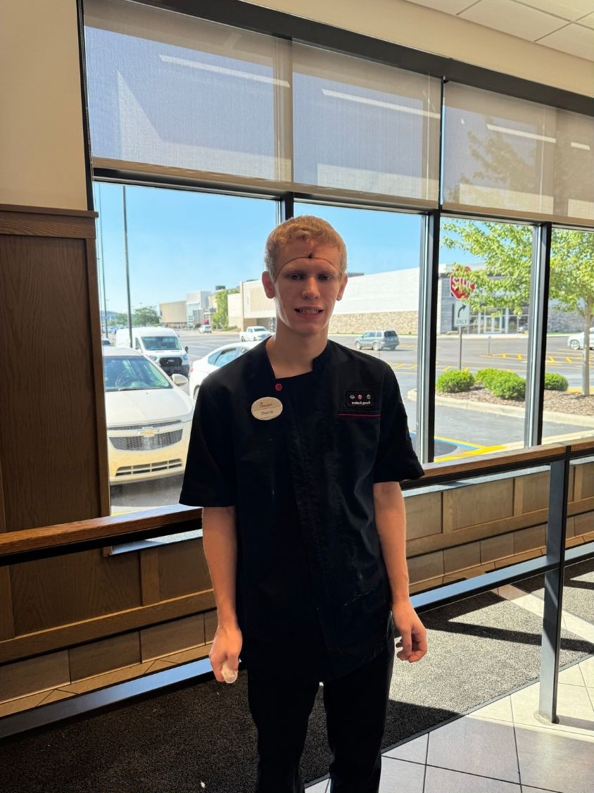 Dustin at ChickFilA